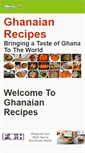Mobile Screenshot of ghanaianrecipes.com